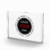 独自の作成 – パーソナライズされた、ブランド/カスタム フォトブロック (右)