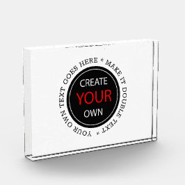 独自の作成 – パーソナライズされた、ブランド/カスタム フォトブロック