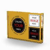 独自の作成 – パーソナライズされた、ブランド/カスタム フォトブロック (右)