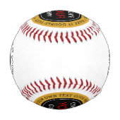 独自の作成 – パーソナライズされた、ブランド/カスタム 野球ボール (裏面)