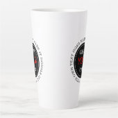 独自の作成 – パーソナライズされた、ブランド/写真 カフェラテマグ (正面)