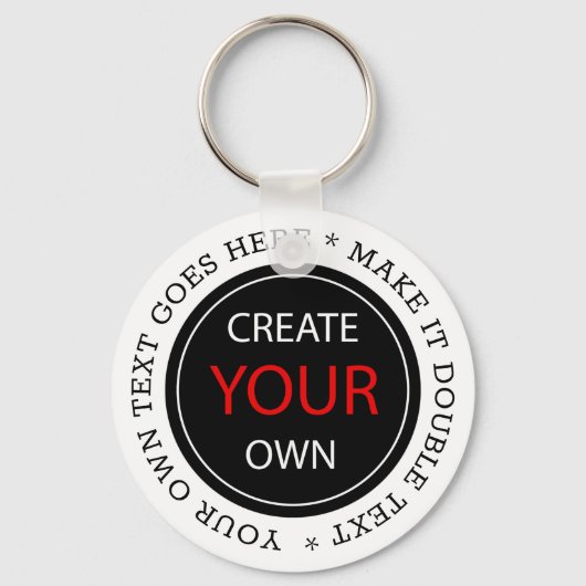 独自の作成 – パーソナライズされた、ブランド/写真 キーホルダー (正面)