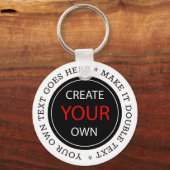 独自の作成 – パーソナライズされた、ブランド/写真 キーホルダー (正面)