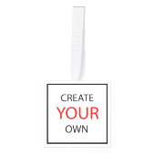 独自の作成 – パーソナライズされた、写真/カスタム キューブオーナメント (正面)