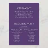 独自の作成 – パープル結婚ズ プログラム (裏面)