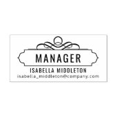 独自の作成 – ビジネスプロフェッショナルデザイン ラバースタンプ (インプリント)