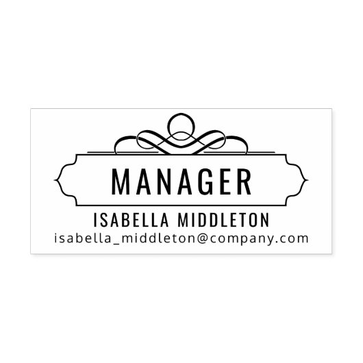 独自の作成 – ビジネスプロフェッショナルデザイン ラバースタンプ (インプリント)