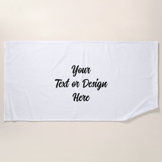 独自の作成 ビーチタオル (正面)