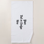 独自の作成 ビーチタオル (正面)