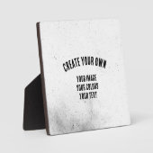 独自の作成 フォトプラーク (正面)