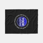 独自の作成 フリースブランケット (正面(横))