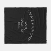 独自の作成 フリースブランケット (正面(横))