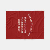 独自の作成 フリースブランケット (正面(横))