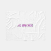 独自の作成 フリースブランケット (正面(横))