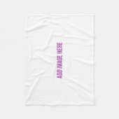 独自の作成 フリースブランケット (正面)