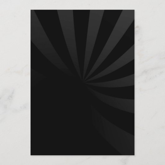 独自の作成 – ブラックミニマル日が差すことドリンク メニュー (裏面)