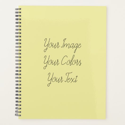 独自の作成 プランナー手帳 (正面)