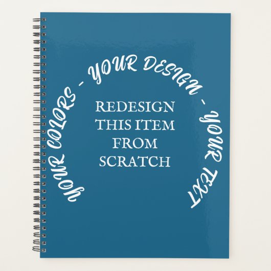 独自の作成 プランナー手帳 (正面)