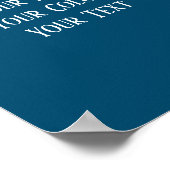 独自の作成 ポスター (角)