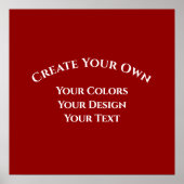 独自の作成 ポスター (正面)