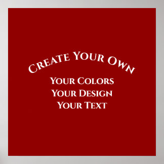 独自の作成 ポスター