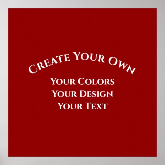 独自の作成 ポスター (正面)