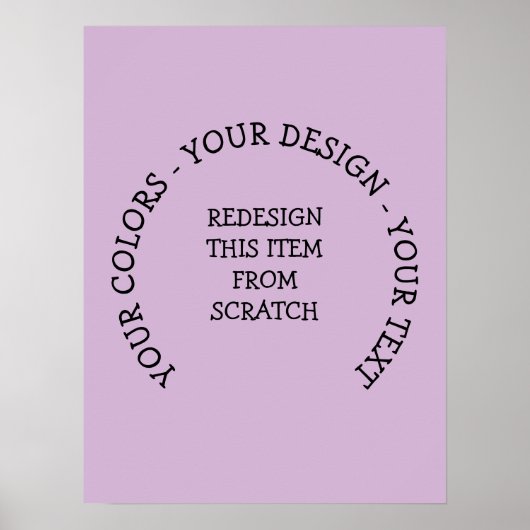 独自の作成 ポスター (正面)