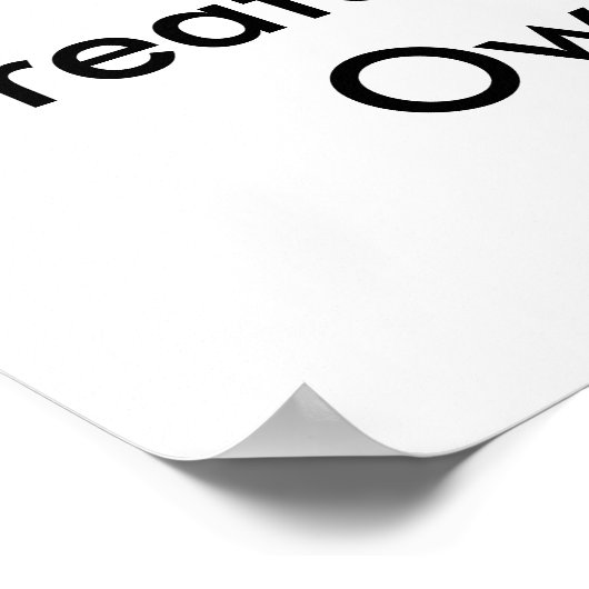 独自の作成 ポスター (角)