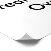 独自の作成 ポスター (角)