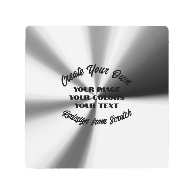 独自の作成 メタルプリント (正面)