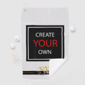 独自の作成 – モノグラムの、ブランド/カスタム ゴルフタオル (インサイチュ)