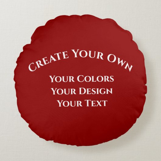 独自の作成 ラウンドクッション (正面)