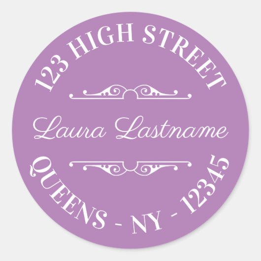 独自の作成 ラウンドシール (正面)