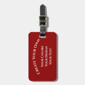 独自の作成 ラゲッジタグ (正面縦)