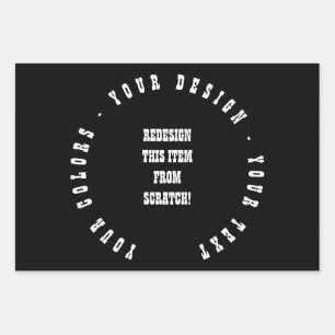 独自の作成 ラッピングペーパーシート