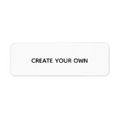 独自の作成 ラベル (正面)