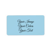 独自の作成 ラベル (正面)