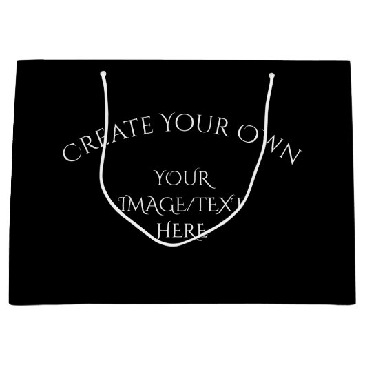 独自の作成 ラージペーパーバッグ (正面)