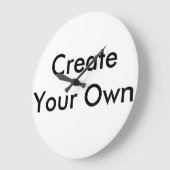 独自の作成 ラージ壁時計 (傾斜)