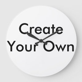 独自の作成 ラージ壁時計