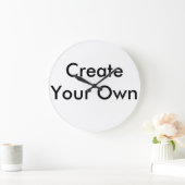 独自の作成 ラージ壁時計 (ホーム)