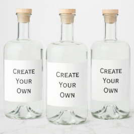 独自の作成 リキュールボトルラベル