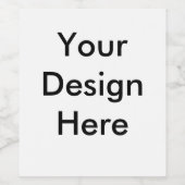 独自の作成 ワインラベル (シングルラベル)