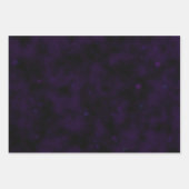 独自の作成 – 余分な暗いテクスチグランジャ紫 ラッピングペーパーシート (正面)