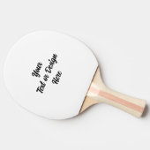 独自の作成 卓球ラケット (横)