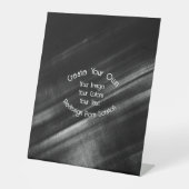 独自の作成 台座サイン (正面)