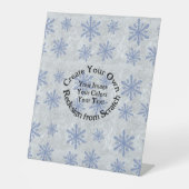 独自の作成 台座サイン (正面)