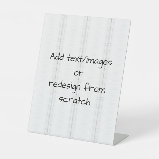 独自の作成 台座サイン (正面)