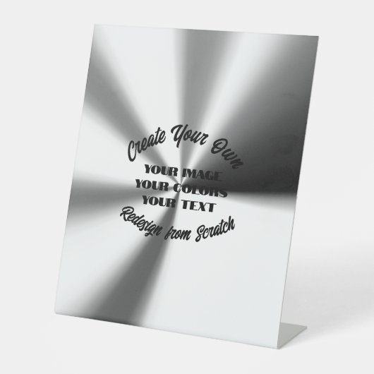 独自の作成 台座サイン (正面)