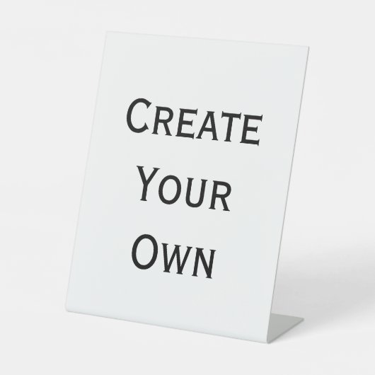 独自の作成 台座サイン (正面)